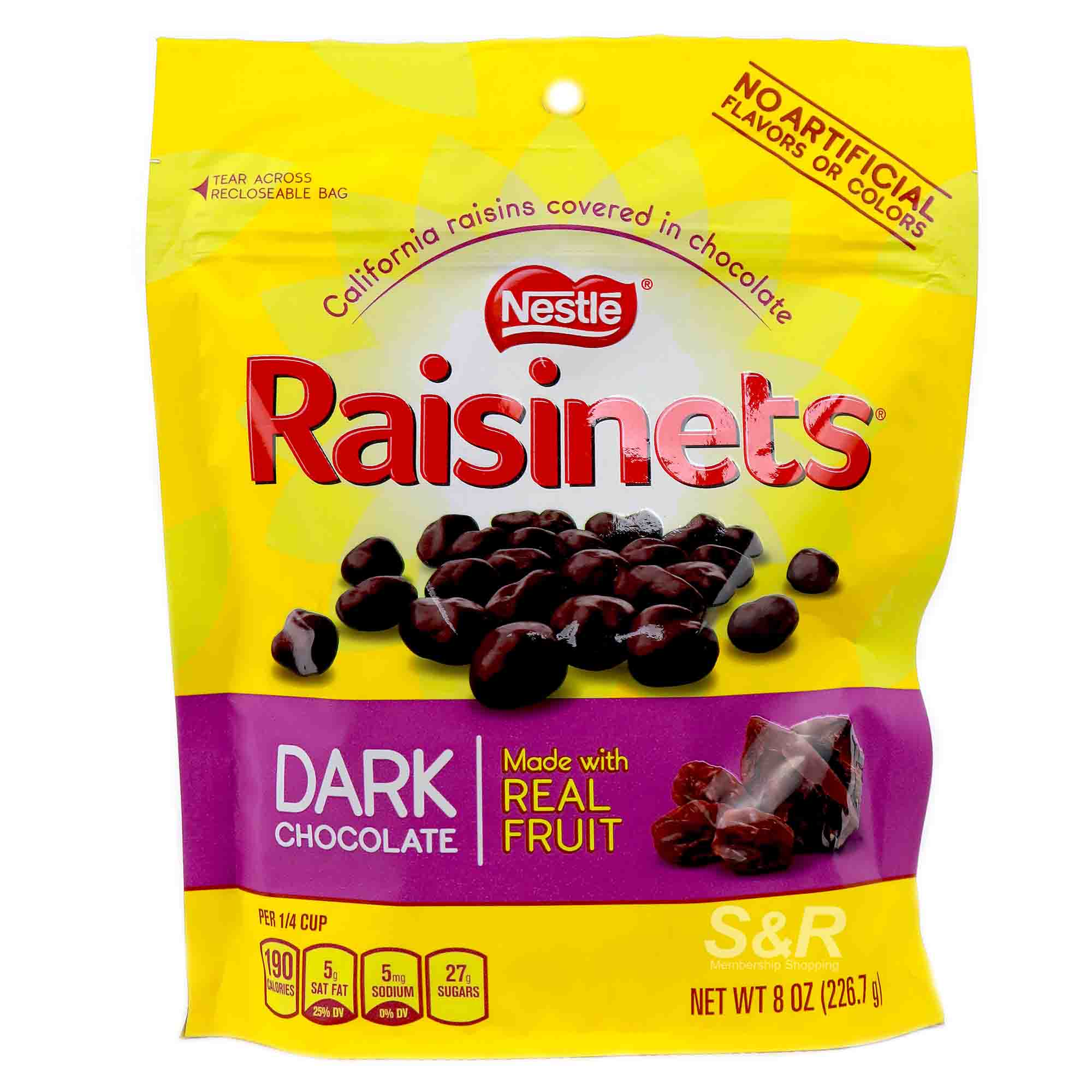 Nestle Raisinets Dark Chocolate 226.7g Nestle Raisinets Dark Chocolate 226.7g